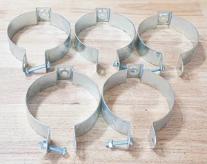 5 Stück - 3 1/2" Rohraufhänger mit Schraube & Mutter für EMT, IMC, RMC, PVC Rohr - Bild 1 von 2