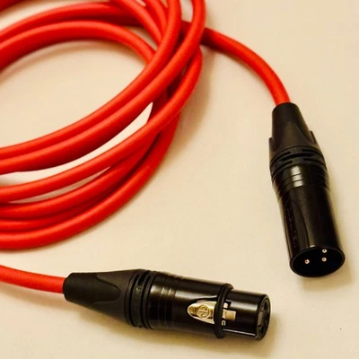 Mogami 2549 rojo 1-30 ft | Elige Neutrik XLR/TRS | TOKIO_hecho | Listo para granel Foto 1 de 4