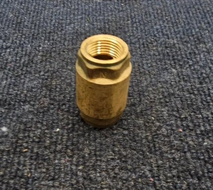 1/2" FNPT Threaded Lead-Free Brass Spring Check Valves, 200 WOG - Picture 1 of 8