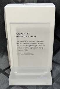 Lladro Store Display Plaque with Amor et Desiderium Sculpture insert - Picture 1 of 3