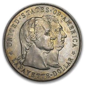 1900 Lafayette Silver Dollar Commem BU - Picture 1 of 2