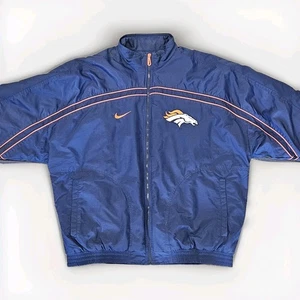 ULTRA RARE VESTE AUTHENTIQUE NIKE DENVER BRONCOS PRO LINE 1997 HOMME TAILLE XL XTRA - Photo 1/9