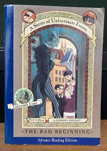 Lemony Snicket A Series Of Unfortunate Events ARC Bad Beginning & Reptile Room - Picture 1 of 7