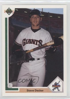 1991 Upper Deck Star Rookie Steve Decker #25 Rookie RC - Image 1 of 2