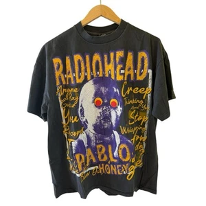 Vintage Radiohead Shirt XL Pablo Honey Tour Reprint Single Stitch - Picture 1 of 6