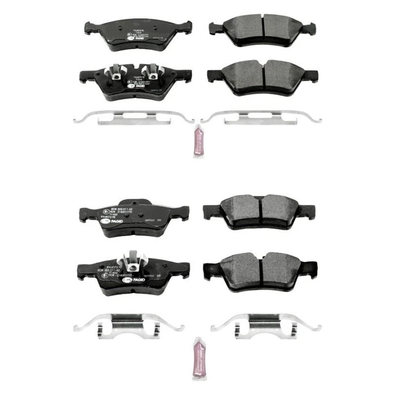 For Mercedes-Benz R350 06-13 Disc Brake Pad Set Euro-Stop Semi-Metallic Front & — 第 1/4 张图片
