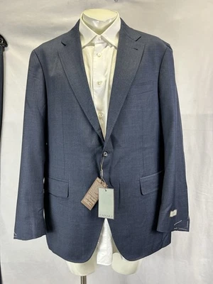 Canali синий клетку костюм 2-Bt Sz EU 56 R / США 46 R / W 38 - Изображение 1 из 4