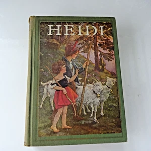 HEIDI by Johanna Spyri Clara M Burd Illustrations Vintage Winston Cloth Edition - Picture 1 of 7
