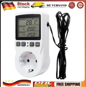 Digitaler Steckdosenthermostat Thermostat Steckdose Innenthermostat Stecker EU - Bild 1 von 4