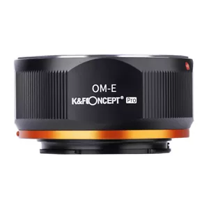K&F Concept Adapter Pro for Olympus OM Mount Lens to Sony E NEX Camera A7S NEX-7 - Picture 1 of 9
