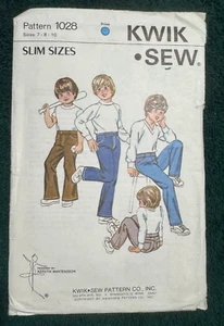 1028 Kwik Nähen ~ Schnittmuster ~ Größe 7-10 ~ ~ ~ ~ Angebot MP 78 - Bild 1 von 2