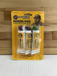 Hunters Specialties Woodland Camo Tube Makeup Kit Brown/Black/Green 3/Pk 00268 - Picture 1 of 7