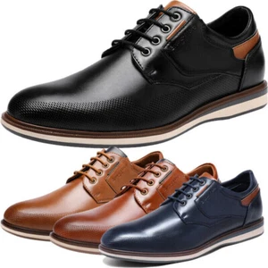 Herren Freizeitschuhe Elegante Schuhe Schuhe Schnürschuhe Klassisch Oxford Schuhe US Größe 6,5-13 - Bild 1 von 27