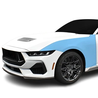 Sujetador transparente con película de protección de pintura precortada PPF para Ford Mustang 2024+ Foto 1 de 4