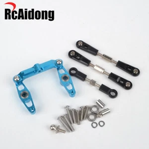 Juego de brazo de dirección con rodamientos de aluminio para Tamiya TT02B TT-02BR TT-02B MS actualizaciones - Imagen 1 de 7
