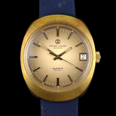 NOS 1970s Favre-Leuba Quartz 32768 Hz - Cal. Girard Perregaux 353 - Working - Image 1 of 4