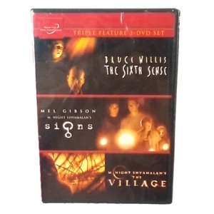 The Sixth Sense / Signs / The Village Triple Feature 3 DVD Set NEW Sealed - Picture 1 of 2