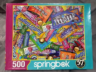 SPRINGBOK 500 PC Puzzle “ SWEET TOOTH” PREOWNED 18” X 23.5 “  2020 Made in USA - Image 1 of 4