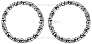 PAIR 5/32" 1" Standard Headset Caged Bike Ball Bearings - Headset - Picture 1 of 4