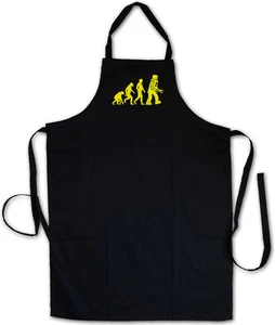 THE BIG BLACK ROBOT EVOLUTION BANG THEORY GRILLSCHÜRZE KOCHSCHÜRZE Nerd Geek - Picture 1 of 1