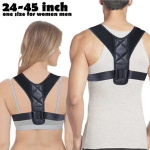 Corrector de Postura Ajustable| Espalda y Clavícula Joroba Apoyo Mujeres Hombres - Picture 1 of 12