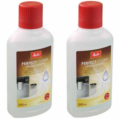 2 x MELITTA Perfect Clean Coffee Espresso Machine Milk System Cleaner (250ml) - Image 1 of 2