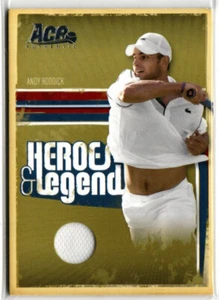 2006 Ace Authentic Tennis Heroes and Legends Andy Roddick JERSEY SHIRT 17/500 - Picture 1 of 1