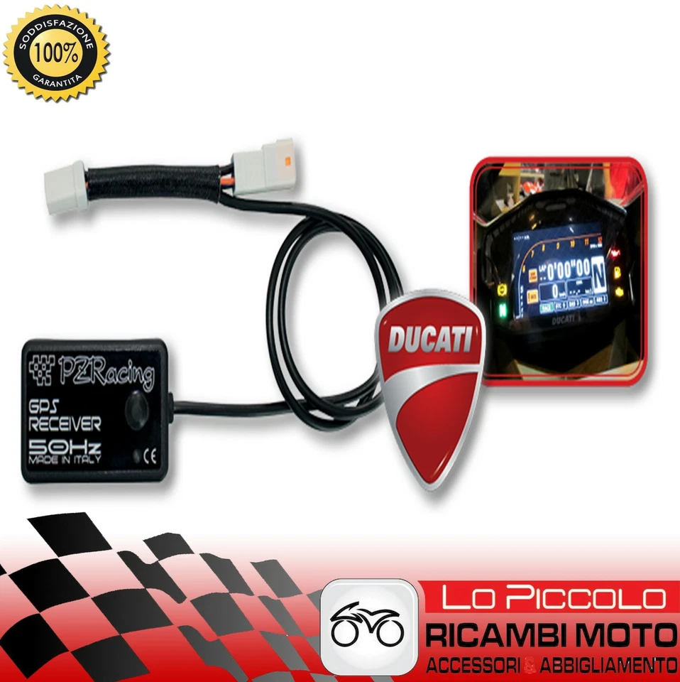 PZRacing PA500 RICEVITORE GPS PER CRUSCOTTO ORIGINALE DUCATI 1199 PANIGALE Foto 1 de 1