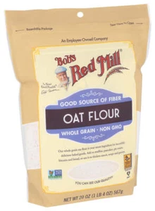 Bob'S Red Mill Flour Oat Whole Grain 20 Oz Pack Of 1 - Picture 1 of 4