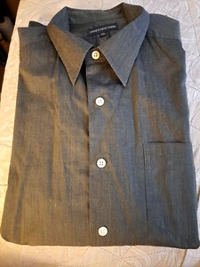 Camicia elegante Jones New York manica lunga con bottoni, grigio, taglia XL - Foto 1 di 3