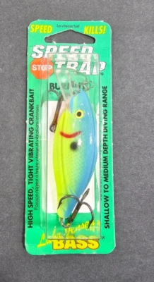 Pre-Rapala Luhr Jensen 1/4oz Speed Trap Vintage NIB Thin Bill-Crystal Chrt Blue - Image 1 of 4