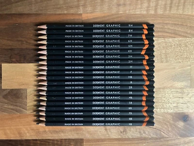 Derwent Graphic Single Pencil Individual Multiple Drawing Sketching Graphite - Image 1 of 2
