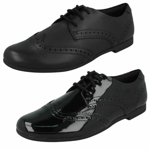 Niña Clarks Zapatos Formales Scala Encaje - Picture 1 of 20