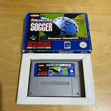 Super Nintendo/SNES - In scatola - Campioni europei di calcio sensibili