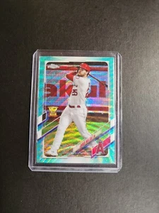 2021 Topps Chrome Baseball Aqua Wave Refractor 020/199 (Jared Walsh #199) - Picture 1 of 3