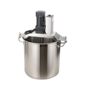 Mezclador automático de alimentos 40L olla caliente condimento fondo salsa agitador freír máquina - Imagen 1 de 12