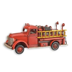 9932150-d Nostalgisches Modell-Auto Oldtimer Feuerwehr 13x11x30cm - Picture 1 of 1