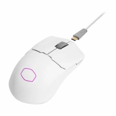 Cooler Master MM-712-WWOH1 MM712 Wireless Bluetooth 19000DPI 6 BTN Mouse White - Image 1 of 4