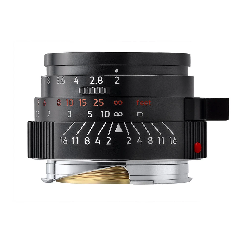 Light lens lab Lens 50mm F2 Brass Black for Leica Summicron M3 M6 M240 M10 M11 - Image 1 of 4
