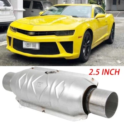 Convertidor catalítico de entrada/salida de 2,5" de acero inoxidable soldado para Chevrolet Camaro 1993-2002 Foto 1 de 4
