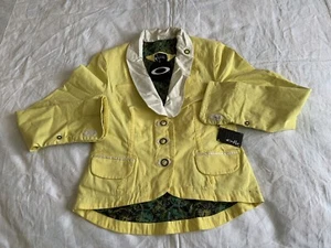 Ladies Vintage W Lemon Yellow Oakley Jacket Size S- BNWT - Picture 1 of 5