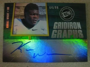 KENDALL WRIGHT 2012 PRESSEAUSWEIS GRIDIRON GRAPHS AUTOGRAMM #64/99 TENNESSEE TITANS - Bild 1 von 1