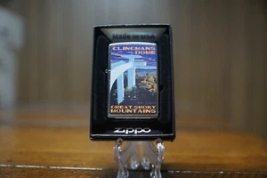 CLINGMANS DOME GREAT SMOKY MOUNTAINS ZIPPO LIGHTER MINT IN BOX - Picture 1 of 3