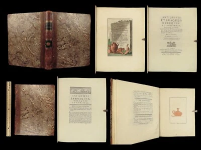 1788 Ancient GREEK & Italian Tribes Etruscan ART Tyrrhenian Latins Illustrations - Image 1 of 4