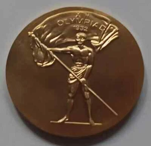 remembrance medal Olympic Games LOS ANGELES 1932 - Special Edt !! EXTREM RARE - Picture 1 of 2