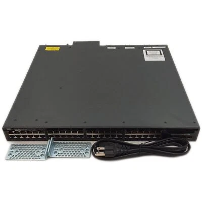 Cisco WS-C3650-48TS Network Switch 48 Port Gigabit PoE+ Ethernet (4x) SFP+ - Image 1 of 4