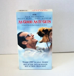 As Good as It Gets Jack Nicholson VHS 1997 Sony Pictures Helen Hunt PG-13 - Imagen 1 de 5