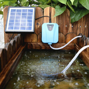 Solar Power Oxygenator Pond Water Oxygen Pump Air Pump Aerator Pond Fish Tank GB