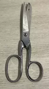 Vintage Singer Sewing Scissors # 506 Chrome Finish 6" Made in Brazil - Picture 1 of 4