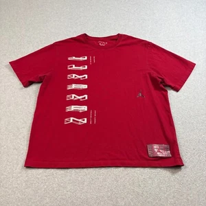 Nike Air Jordan Shirt Men XL Red Jumpman Athleisure Gym Streetwear Basketball - Picture 1 of 8